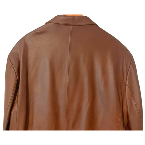 Stafford Tan Leather Jacket - Picture 9 of 13